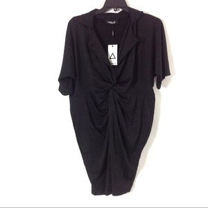 Lasula Women Dress Size 18 Black Stretch New